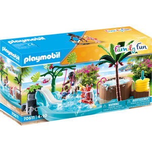 Playmobil - 70611 | Family Fun: Children's Pool with Slide
