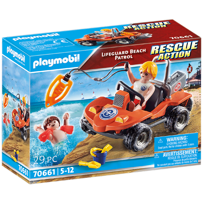 Playmobil - 70661 | Rescue Action: Lifeguard Beach Patrol