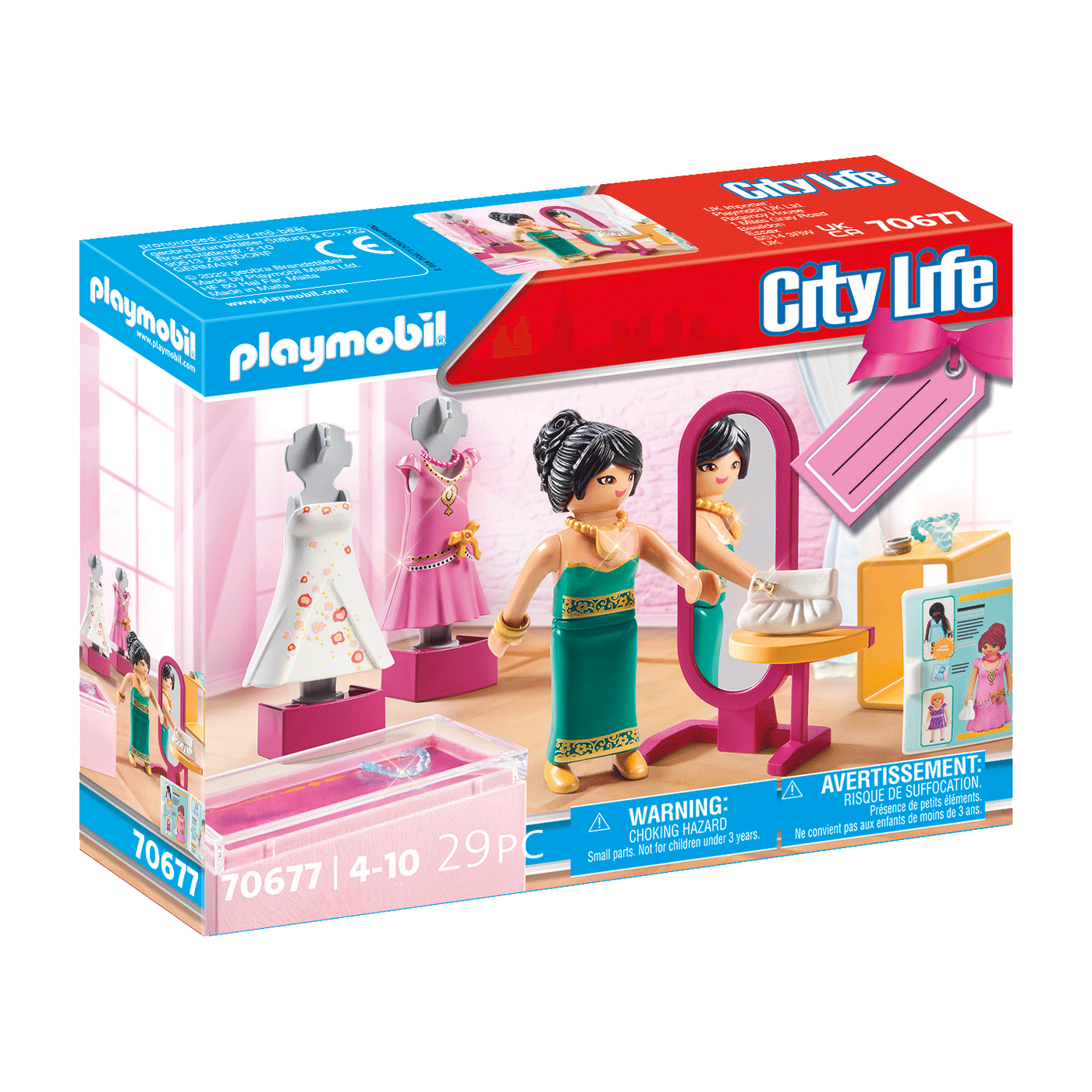 Playmobil 70677 City Life Fashion Boutique Gift Set Castle Toys