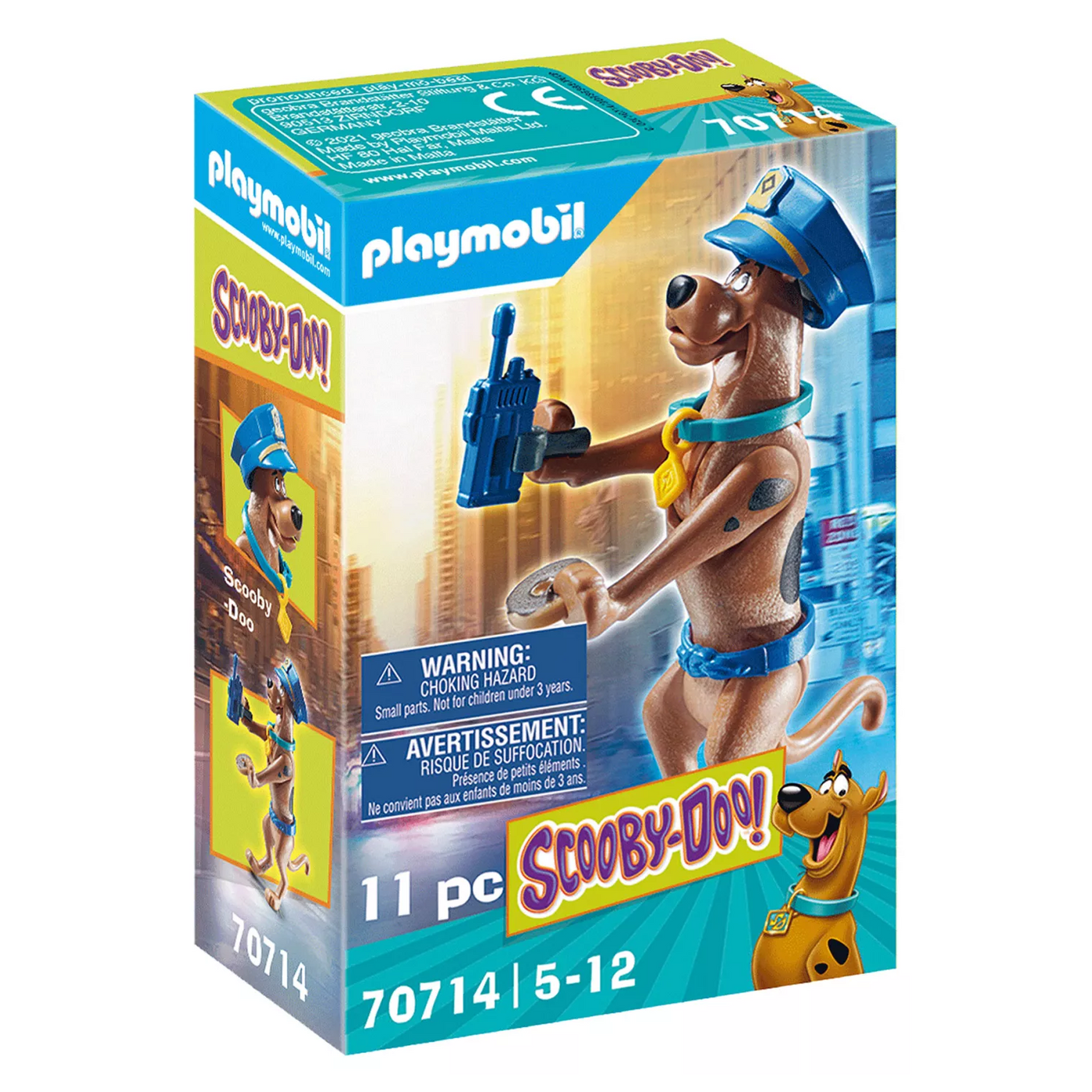 Playmobil 70714 Scooby-Doo! Collectible Police Figure – Castle
