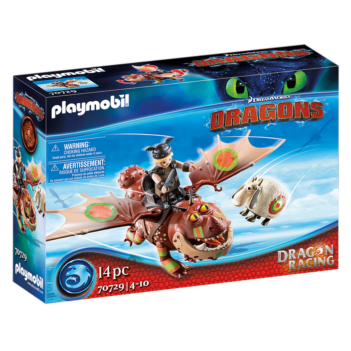 Playmobil - 70729 | Dragon Racing: Fishlegs & Meatlug