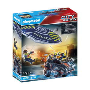 Playmobil - 70781 | City Action: Police Parachute w/ Amphibious Vehicle