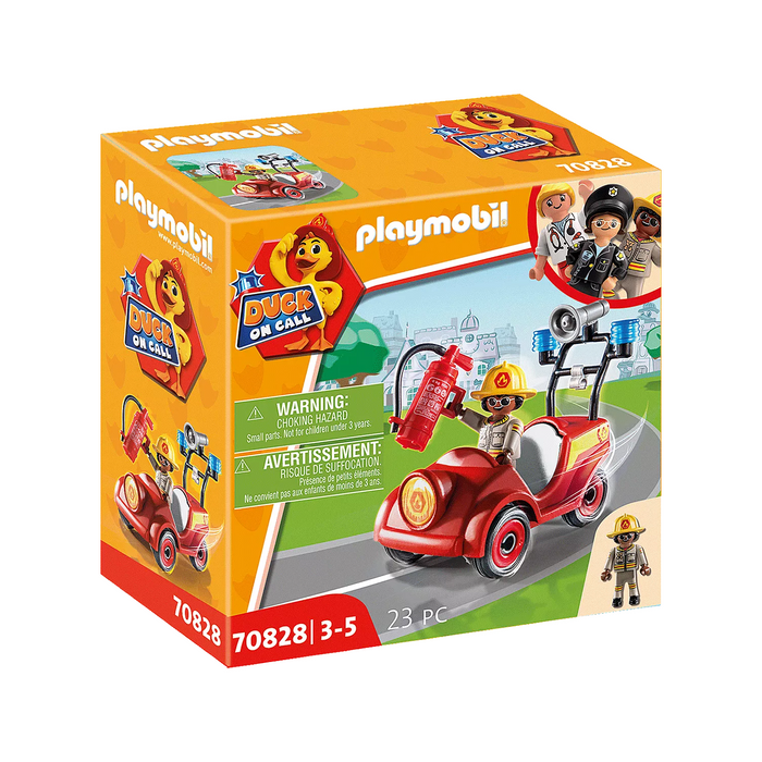 Playmobil - 70828 | Duck On Call: Fire Rescue Mini-Car