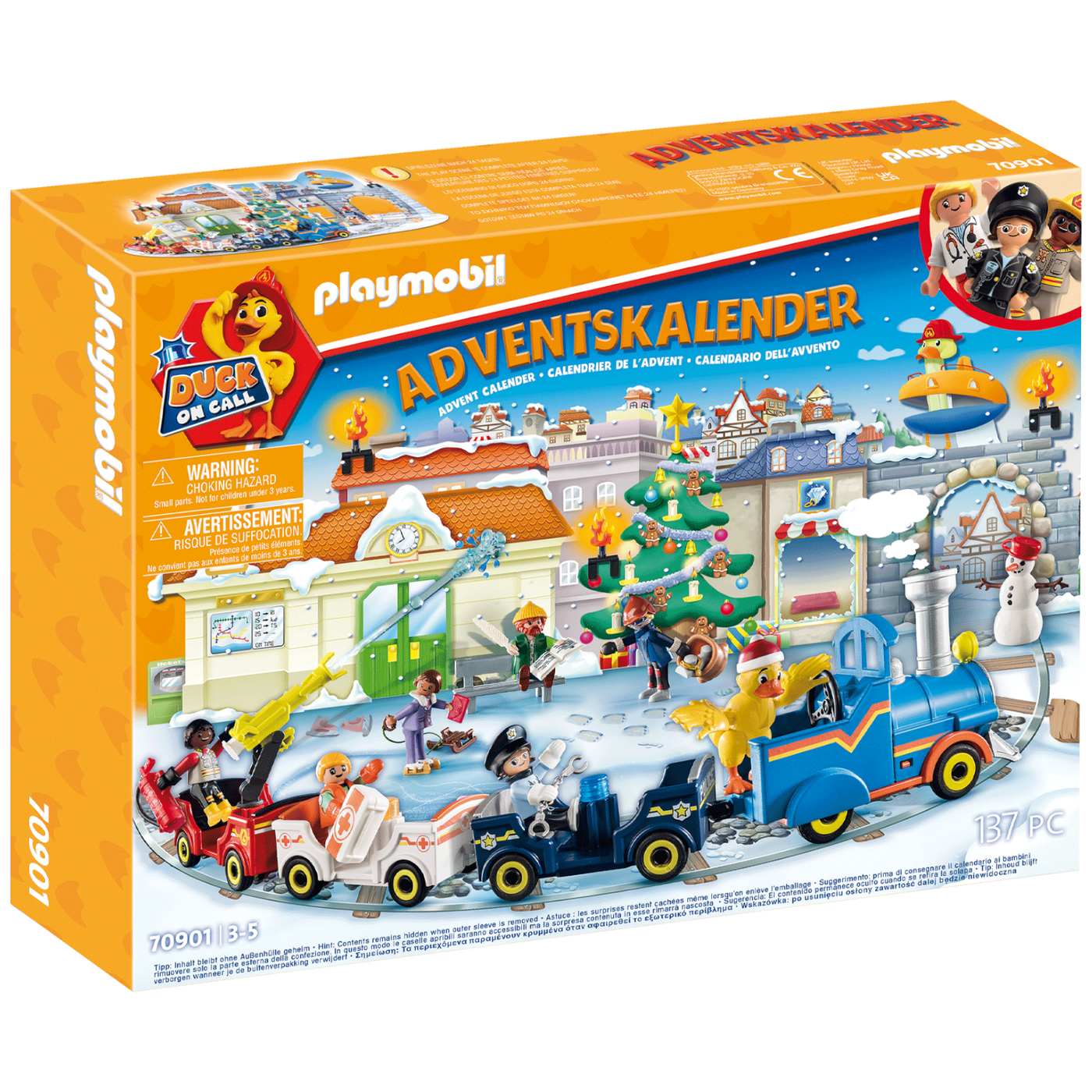 Playmobil 70901 Duck On Call Advent Calendar Castle Toys