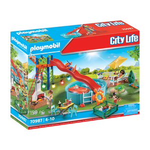 Playmobil - 70987 | 70987 - Modern House/Dollhouse Pool Party