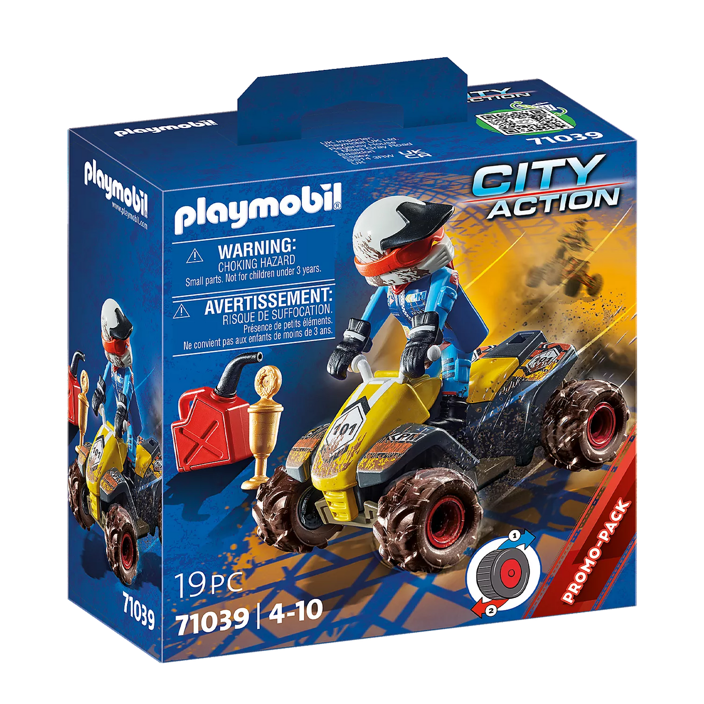 Playmobil 71039 City Action Racing Quad Castle Toys