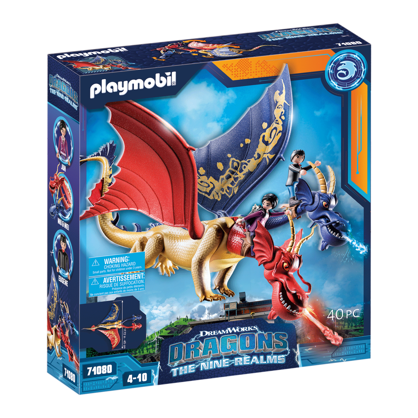 Playmobil 71080 Dragons The Nine Realms Wu Wei with Jun