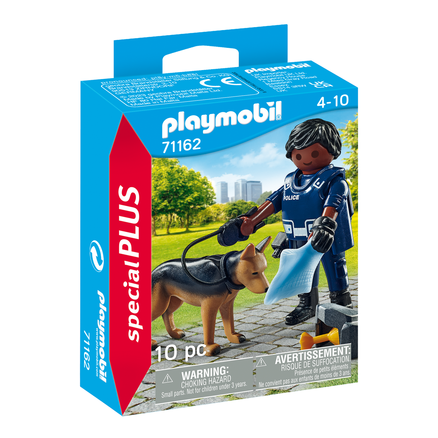 Playmobil 71162 Special Plus: Policeman with Dog – Castle Toys