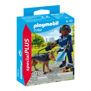 Playmobil - 71162 | Special Plus: Policeman with Dog