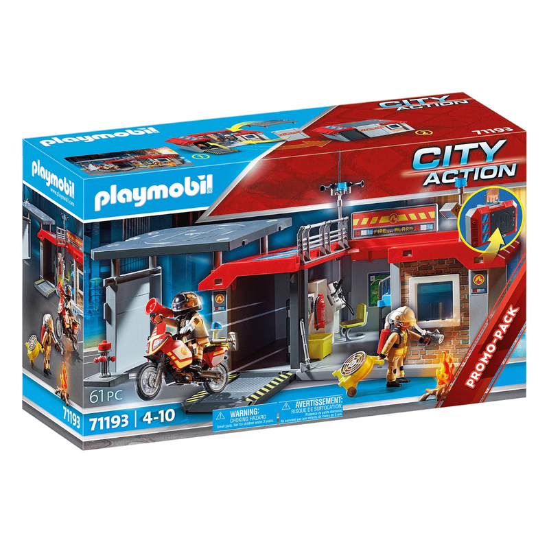 Abapri - Playmobil 71193 - Take Along Fire Station