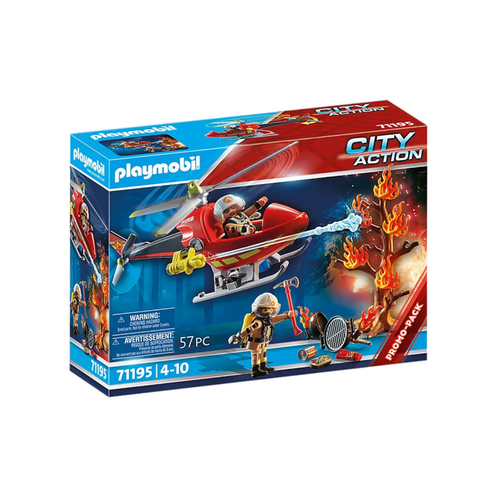 Playmobil - 71195 | City Action: Fire Rescue Helicopter 71195