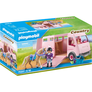 Playmobil - 71237 | Country: Horse Transporter with Trainer