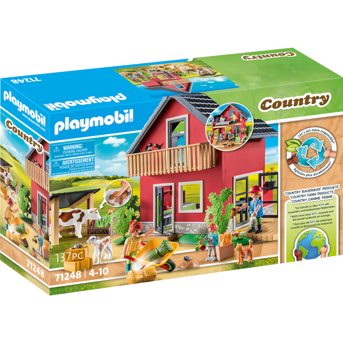 Playmobil - 71248 | Country: Farmhouse with Outdoor Area