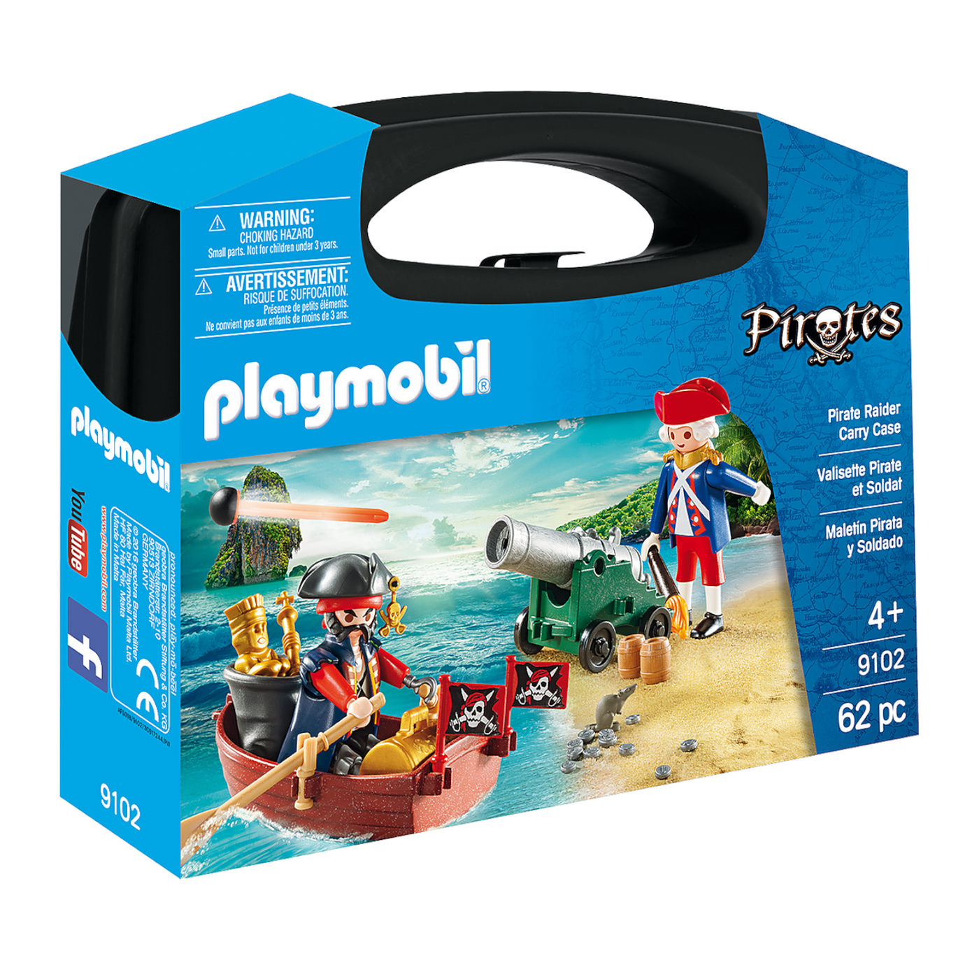 Playmobil 9102 Pirates Pirate Raider Carry Case Castle Toys