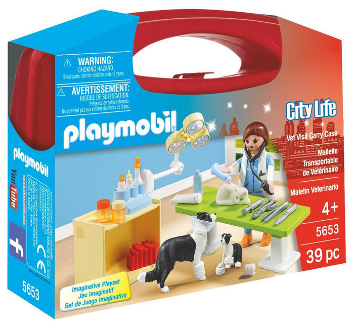 Playmobil - 5653 | City Life: Vet Visit Carry Case