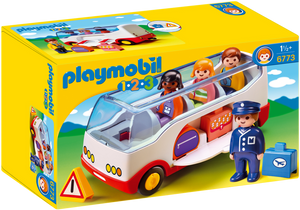Playmobil - 6773 | 1-2-3: Airport Shuttle Bus