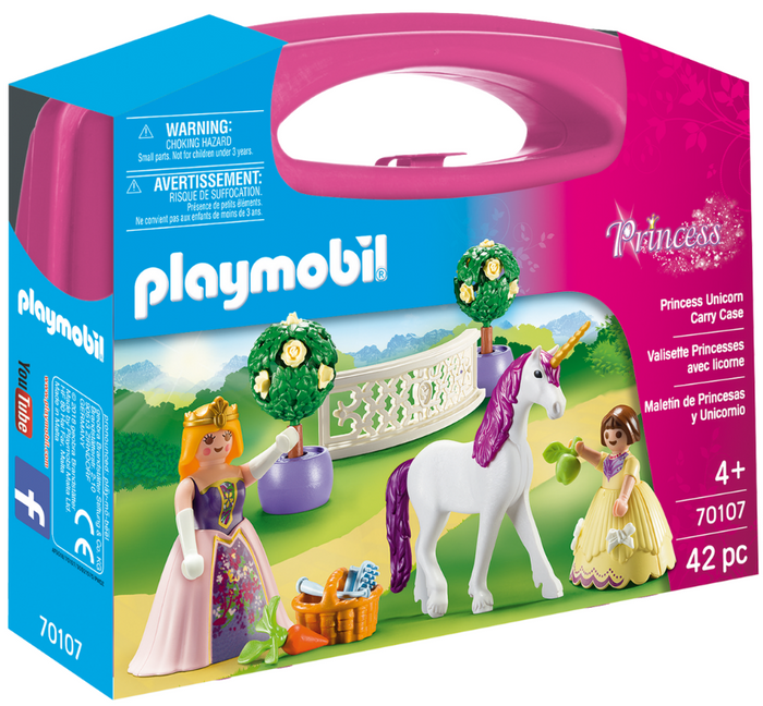 Playmobil - 70107 | Princess: Princess Unicorn Carry Case