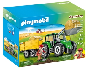 Playmobil - 9317 | Country: Tractor With Trailer