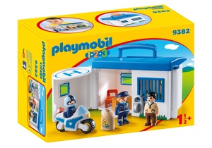 Playmobil - 9382 | 1-2-3 Take Along Police Station