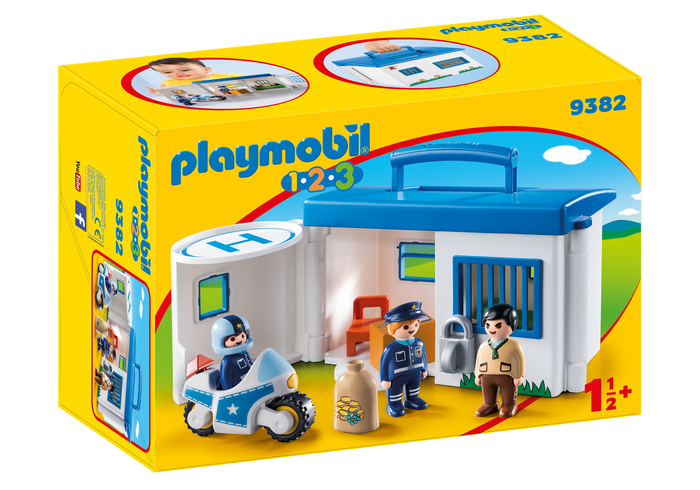 Playmobil - 9382 | 1.2.3: Take Along Police Station