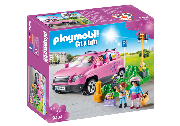 Playmobil - 9404 | City Life: Family Car with Parking Space