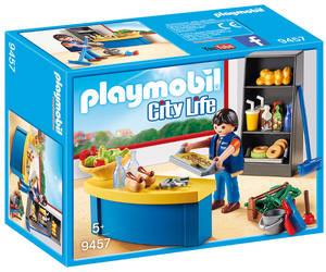 Playmobil - 9457 | City Life: School Caretaker with Kiosk