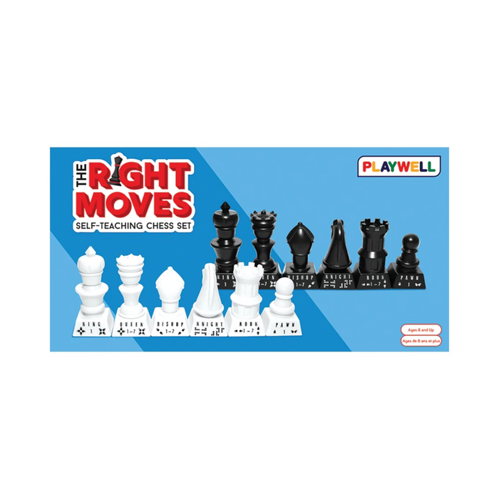 Playwell - 4550 | The Right Moves: Self-Teaching Chess Set