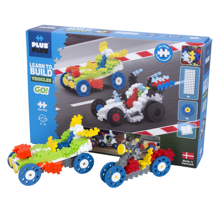 1 | Go! Learn to Build Vehicles 500 Pieces