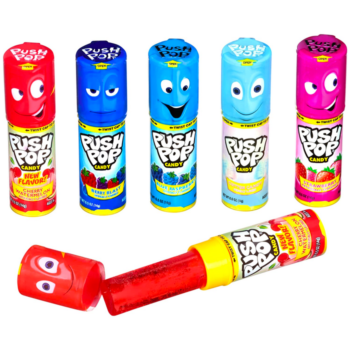 24 | Push Pops - Assorted (One per Purchase)