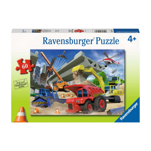 Ravensburger - 05182 | Construction Trucks - 60 PC Puzzle