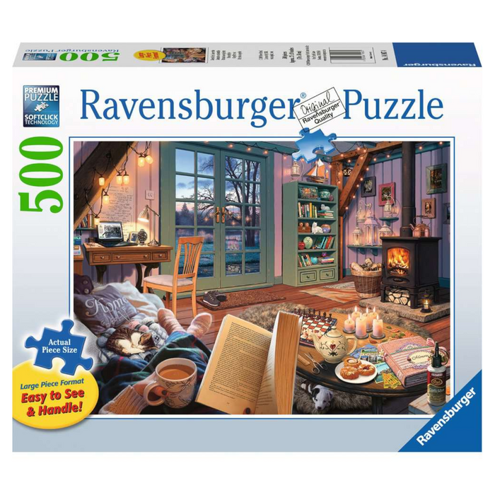 Ravensburger - 14967 | Cozy Retreat - 500 PC Large Format Puzzle