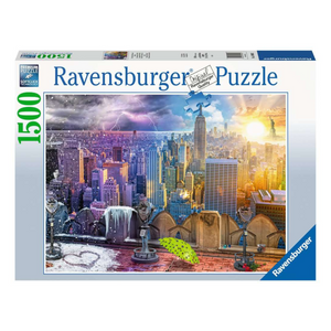 Ravensburger - 16007 | New York Winter & Summer 1500 PC Puzzle
