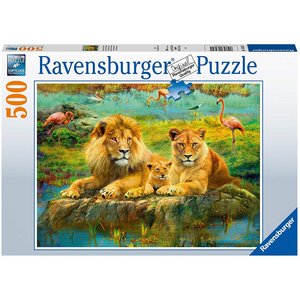 Ravensburger - 16584 | Lions in the Savanna - 500 PC Puzzle