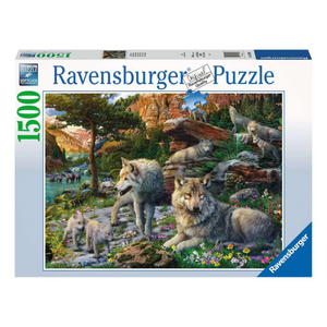 Ravensburger - 16598 | Wolves in Spring - 1500 PC Puzzle
