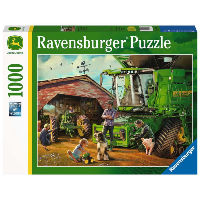 Ravensburger - 16839 | John Deere Then & Now - 1000 PC Puzzle