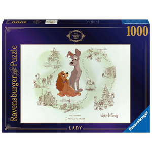 Ravensburger - 16863 | Disney Vault: Lady - 1000 PC Puzzle