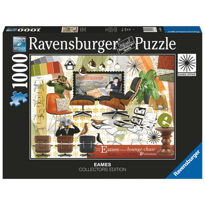 Ravensburger - 16899 | Eames Design Classics - 1000 PC Puzzle