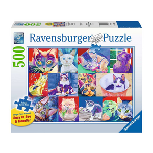 Ravensburger - 16938 | Hello Kitty Cat - 500 Large Piece Format Puzzle