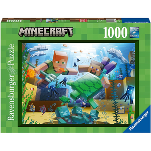 Ravensburger - 17187 | Minecraft Mosaic - 1000 PC Puzzle