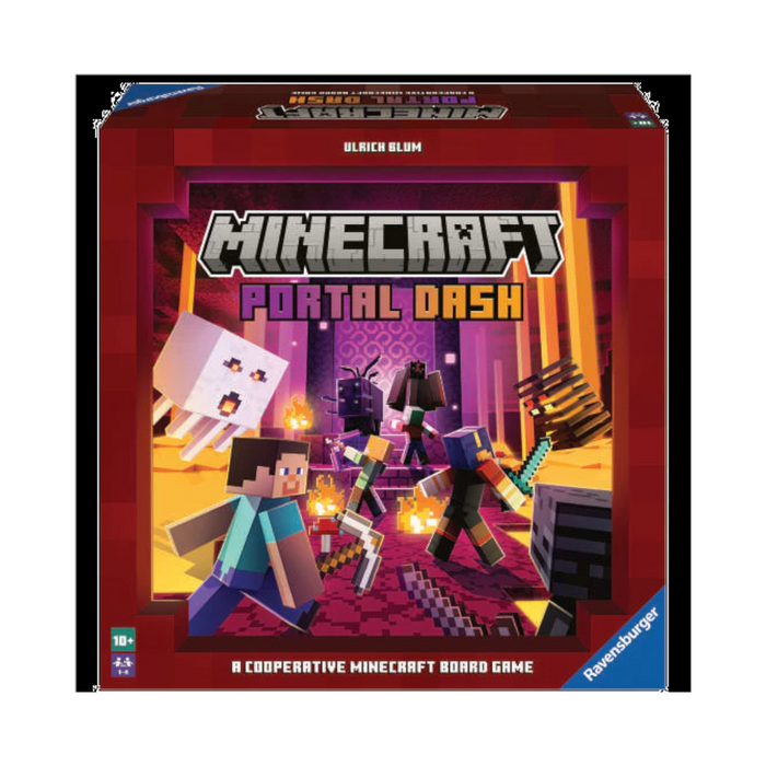 Ravensburger - 27462 | Minecraft: Portal Dash Board Game