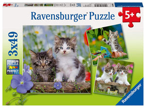 Ravensburger - 08046 | Tiger Kittens 3x49 Piece Puzzle