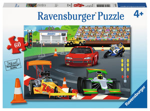 Ravensburger - 09515 | 60 pc Puzzle Day at the Race