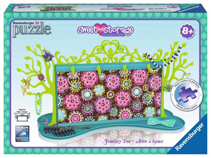 4 | 3D Puzzle: Mary Beth Sweetheart Storage Jewelry Tree
