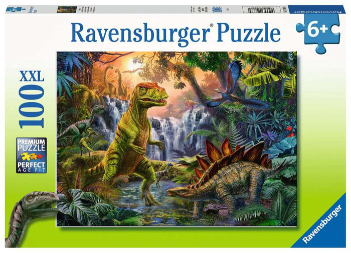 Ravensburger - 12888 | Dinosaur Oasis - 100 Piece Puzzle