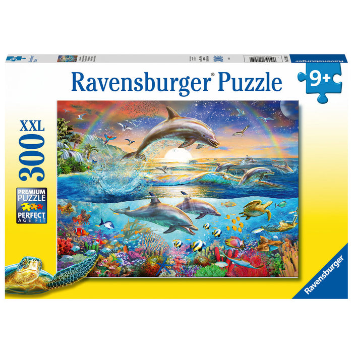 Ravensburger - 12895 | Dolphin Paradise -  300 Piece Puzzle