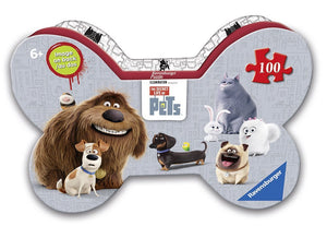 Ravensburger - 13677 | Secret Life of Pets 100pc Shaped Box