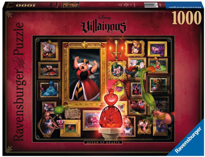 Ravensburger - 15026 | Villainous: The Queen of Hearts - 1000 PC Puzzle