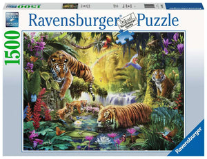 Ravensburger - 16005 | Tranquil Tigers 1500 Piece Puzzle