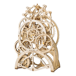 Robotime - LK501 | Wooden Mechanical Gears - Pendulum Clock