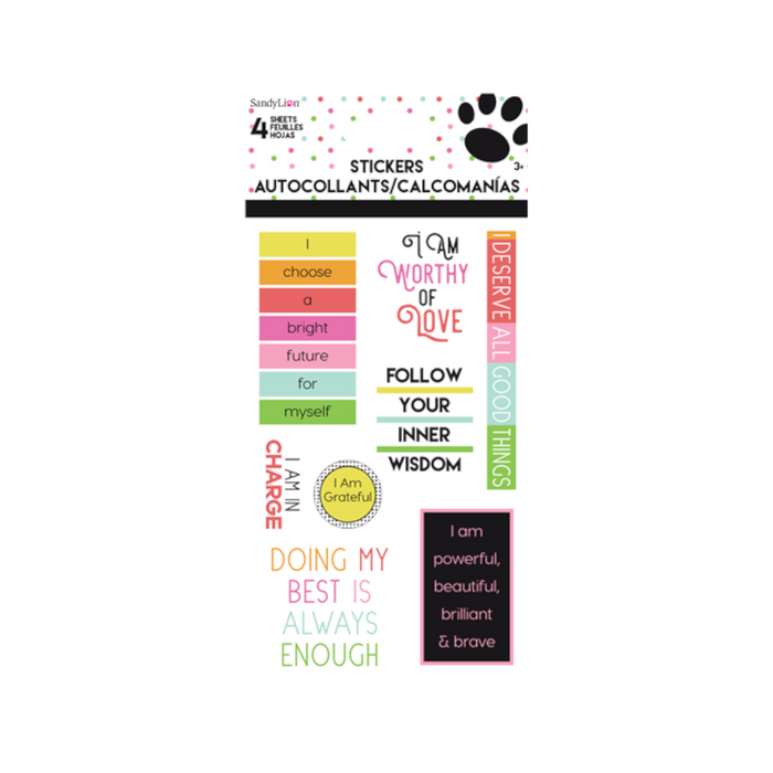 Sandylion - ST4241 | Affirmations Stickers